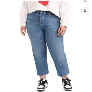 Levi’s Wedgie Straight Plus Size Jeans Size 24W NWT